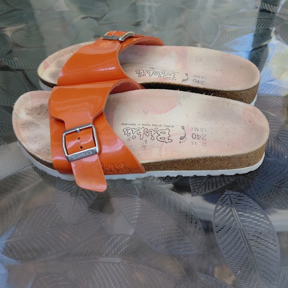 Birkenstock Shoes - Birkis By Birkwnstock Women Size 37/6 Us Narrow Birkenstock Orange Sandals